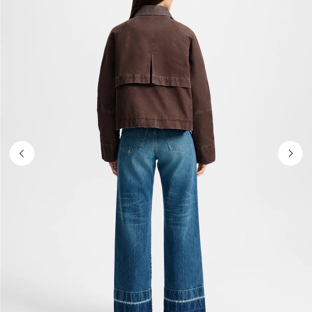 Veronica Beard Arlo Canvas Chore Jacket NWT Medium Originally $748 - Picture 3 of 9